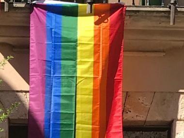 La bandera LGTBI oneja a l'Ajuntament de Bunyola
