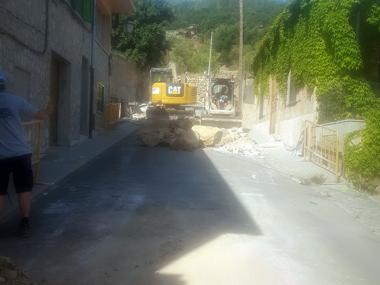 Obres del carrer Nunyo Sanç