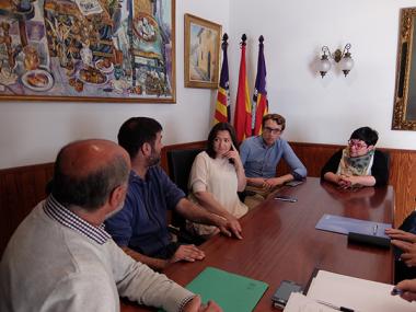 Visita de la Consellera de Territori i Infraestructures a Bunyola