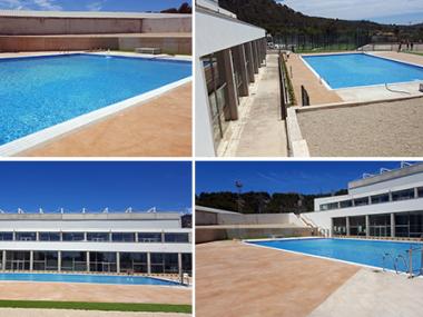 La piscina municipal, a les portes de la seva inauguració