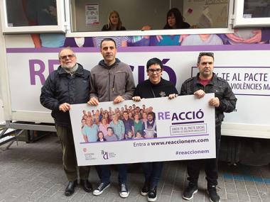 Caravana del Pacte Social contra les violències masclistes