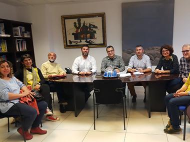 Escola nova a Bunyola. Reunió a la Conselleria d'Educació