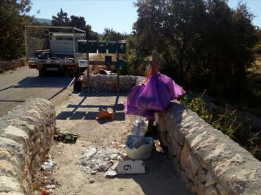 Neutralitzat un punt negre d'abocament al Camí de sa Cantina