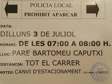 Canvi de costat d'estacionament