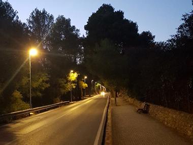 Inaugurat el nou enllumenat del passeig Antoni Estarelles