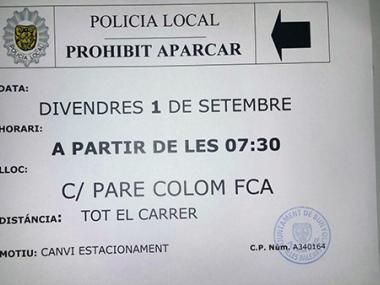 Canvis d'estacionament