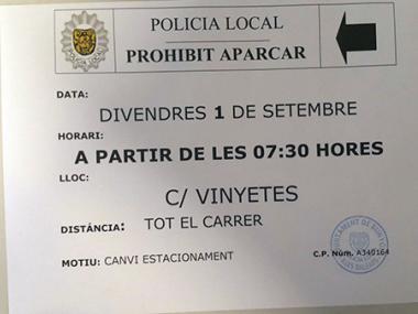 Canvis d'estacionament