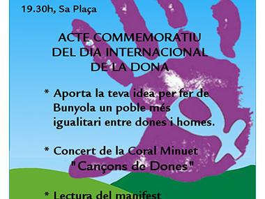 Demà, dia Internacional de la Dona