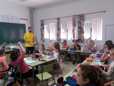 Taller d'educació ambiental al CP Mestre Colom