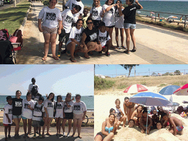 Activitat socioeducativa a la platja de Palma