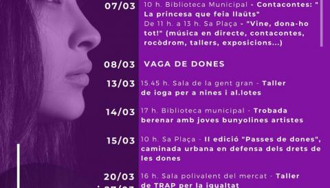 Març de dones a Bunyola
