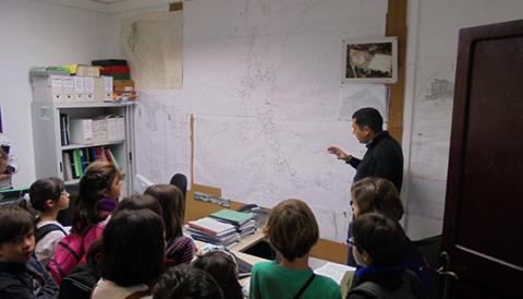 L'escola de Palmanyola visita l'Ajuntament