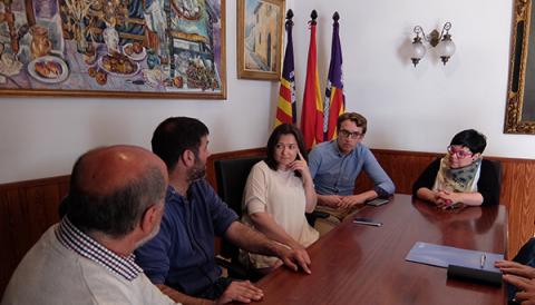 Visita de la Consellera de Territori i Infraestructures a Bunyola