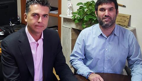 Telefónica presenta a l'Ajuntament el desplegament final d'instal·lació de fibra a Bunyola
