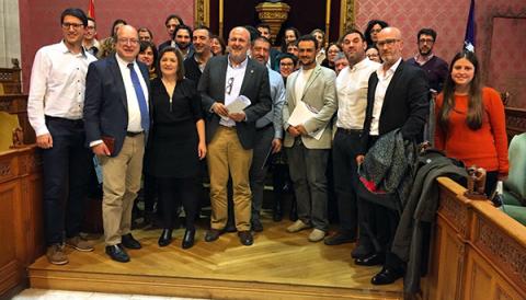 L'Ajuntament de Bunyola present al Consell el dia del rescat del Túnel de Sóller