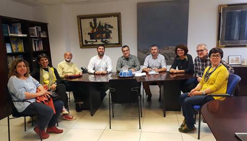 Escola nova a Bunyola. Reunió a la Conselleria d'Educació