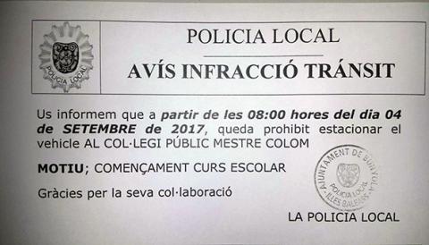 Prohibició d'aparcament