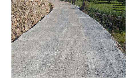 Nou paviment al camí de Barcelona