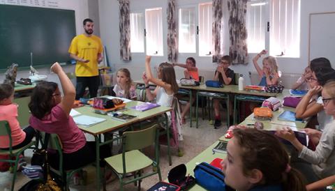 Taller d'educació ambiental al CP Mestre Colom
