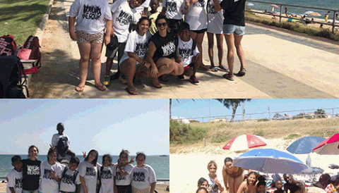 Activitat socioeducativa a la platja de Palma