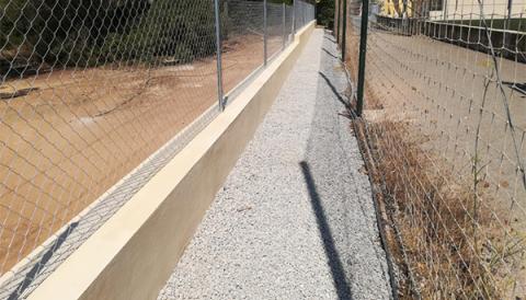 Nou mur al camp de futbol