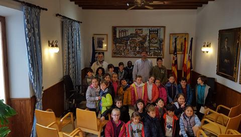 Els alumnes de 2n visiten l'Ajuntament