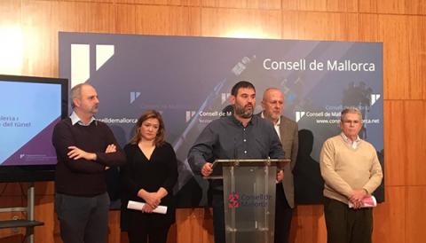 Via d'evacuació al túnel de Bunyola-Sóller