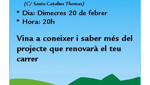 Presentació del projecte de renovació dels carrers Pare Colom Franciscà i Nunyo Sanç