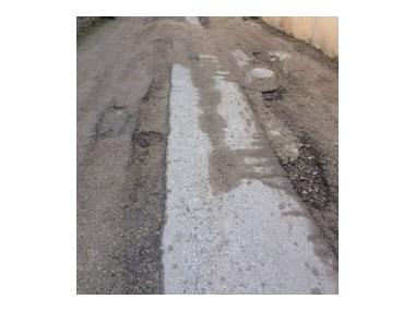 L'asfaltat al camí de son Serra